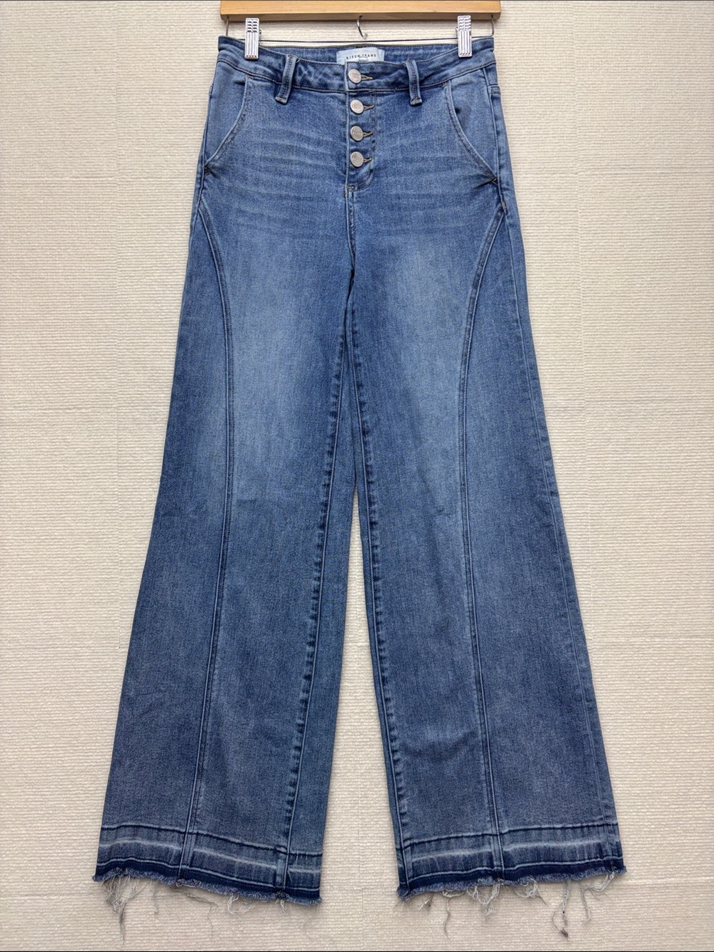 Risen | 5/27 5 27 Wide Leg Women's Jeans - Blue